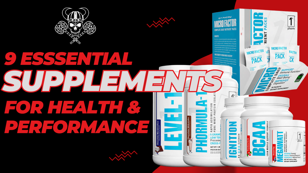 9 Essential Supplements for Optimal Health and Performance