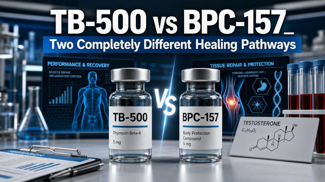 TB-500 vs BPC-157_ Two Completely Different Healing Pathways YT