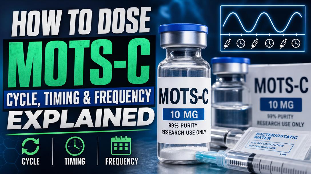 How To Dose MOTS-C: Cycle, Timing & Frequency Explained