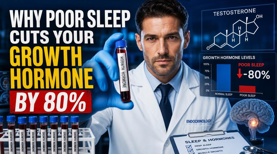 Why Poor Sleep Cuts Your Growth Hormone by 80% YT