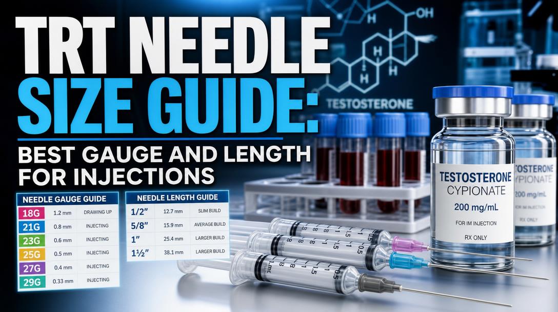 Best Needle Size for TRT Injections (Gauge and Length Explained)