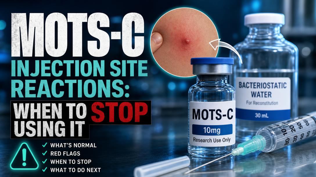 MOTS-C Injection Site Reactions: When to Stop Using It