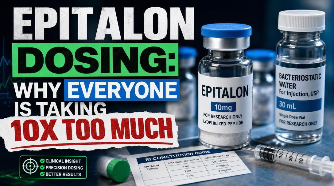 Epitalon Dosing: Why Everyone Is Taking 10x Too Much