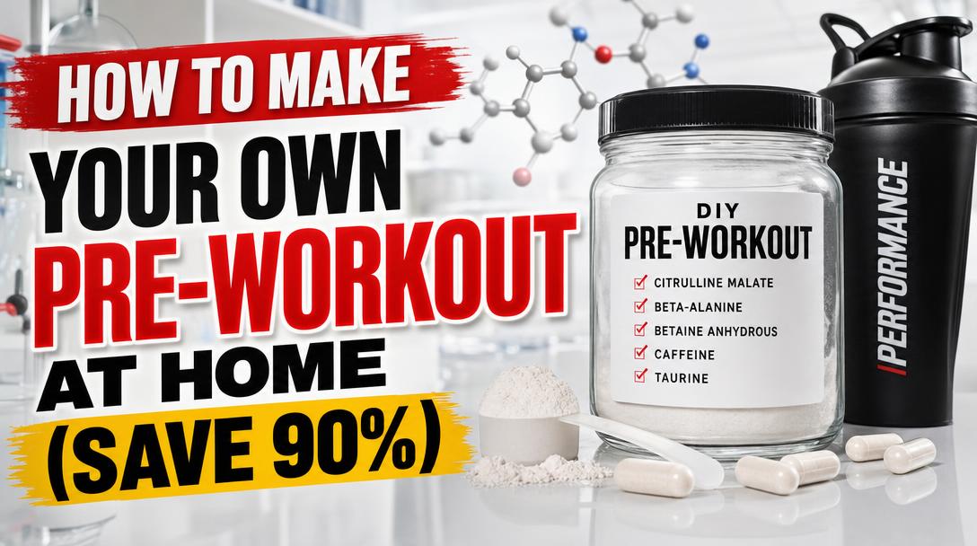 How To Make Your Own Pre-Workout At Home (Save 90%)
