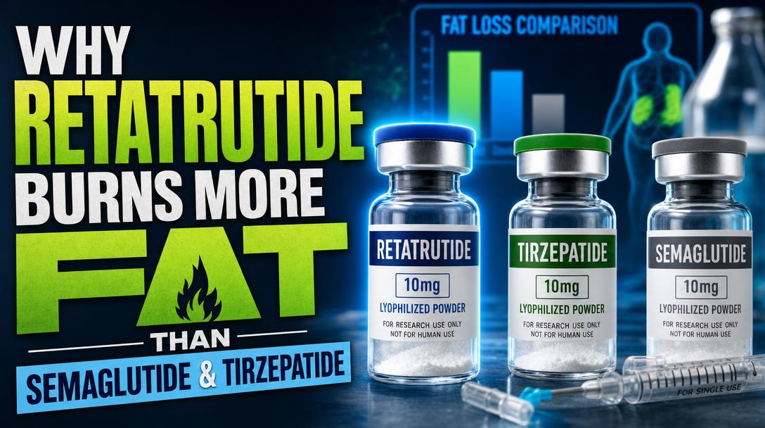 Why Retatrutide Burns More Fat Than Semaglutide & Tirzepatide