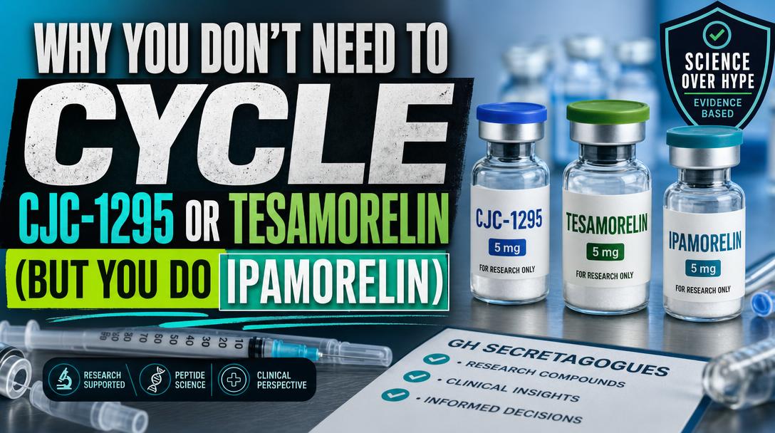 Why You Don't Need to Cycle CJC-1295 or Tesamorelin (But You Do Ipamorelin)