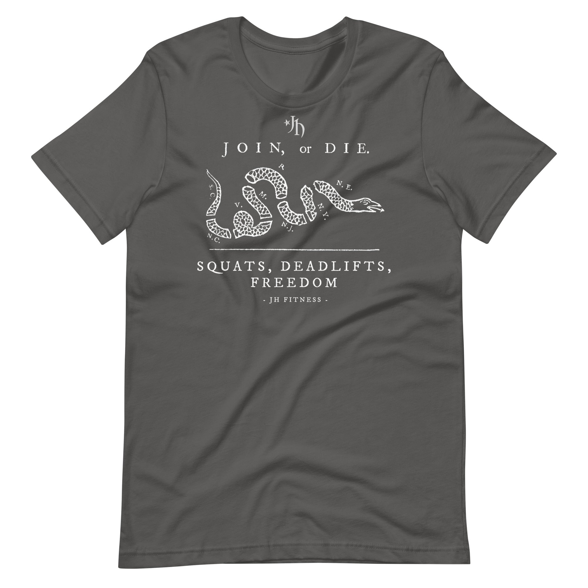 Join Or Die Tee With Black Snake Join Or Die Tee With Black Snake