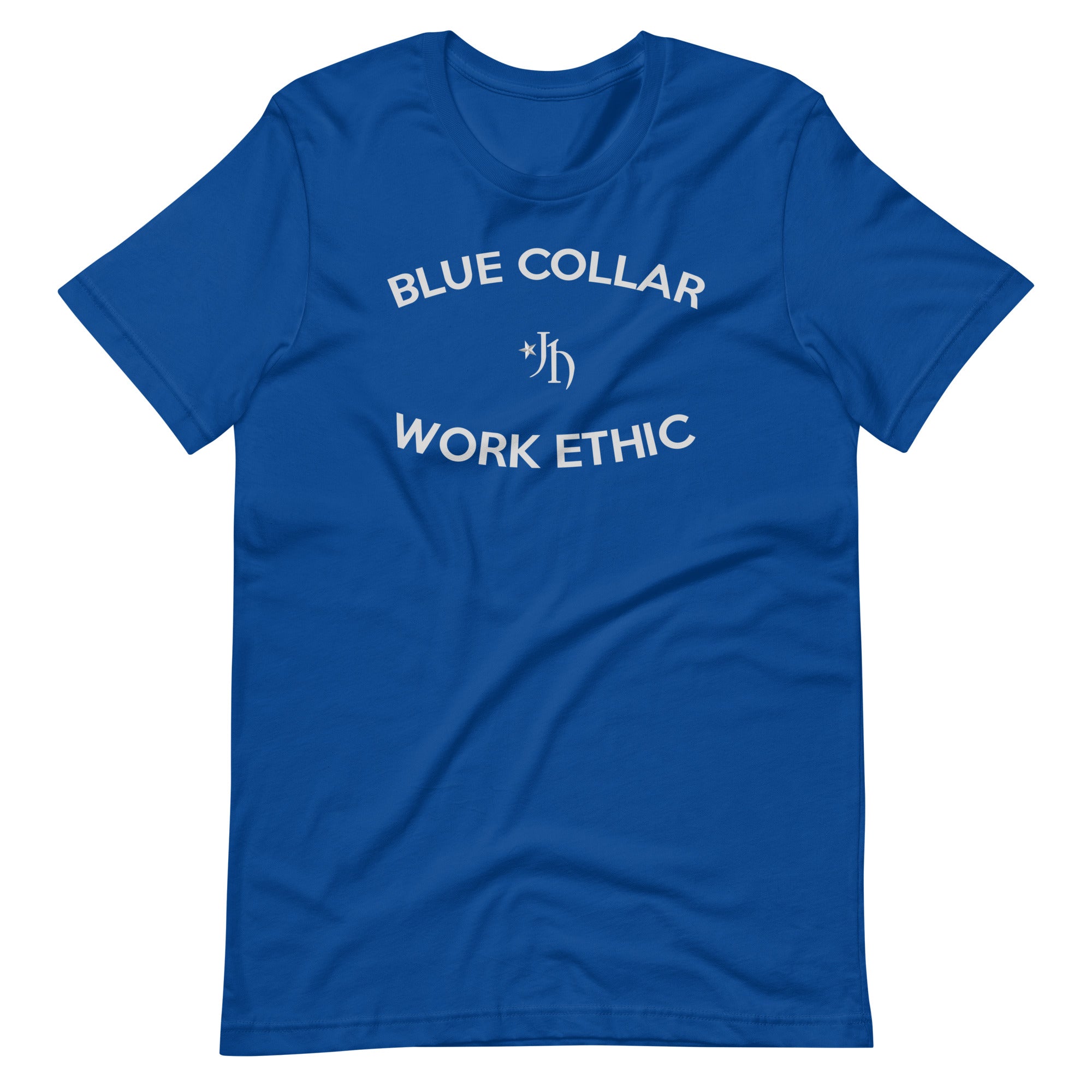 blue collar work shirt